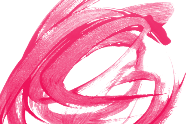 Pink brush stroke