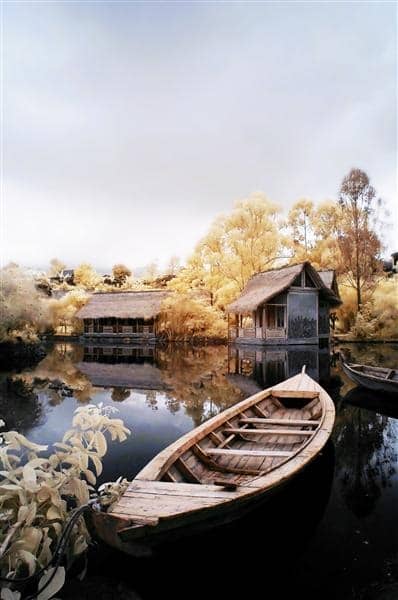 Boat and Dream Lake