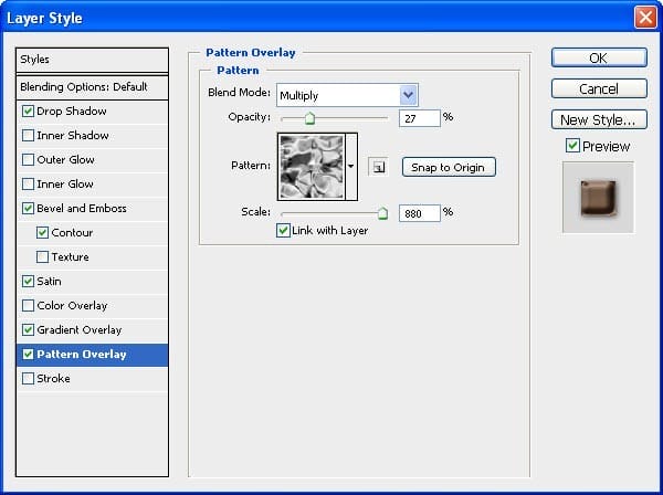 14 Pattern Overlay settings 14 Pattern Overlay settings