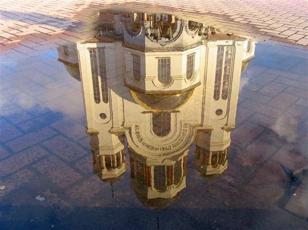 Reflection of Cathedral in the Pool