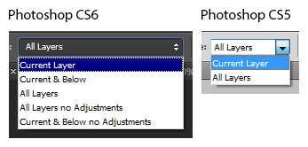 Photoshop CS6 vs CS5 Sampling Modes
