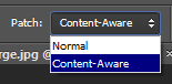 Content-Aware Patch tool