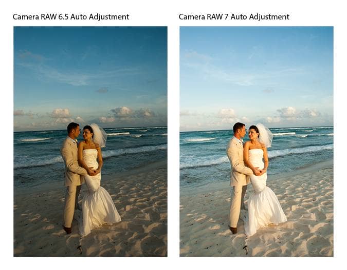 Auto adjustments in Camera RAW 6.5 vs 7