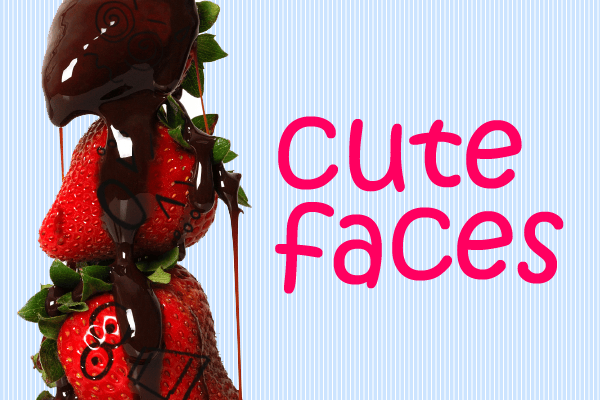 Cute Faces Photoshop Brushes