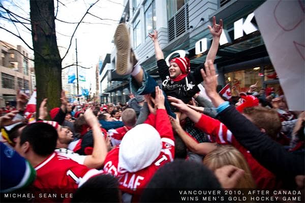 Vancouver 2010, After Canada wins men’s gold Hockey Game 