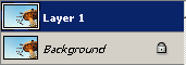A layer duplicated in the Layers pallet. A layer duplicated in the Layers pallet.