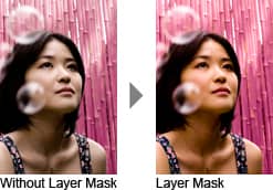 With and Without Layer Mask
