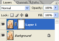 Layer mask added