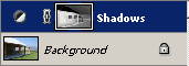 Layer renamed to Shadows.