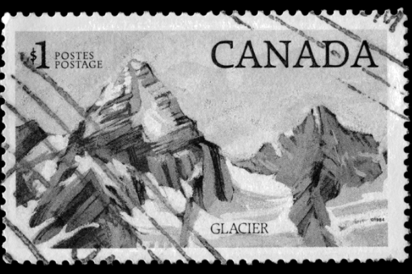 B&W preview of Canadian stamp