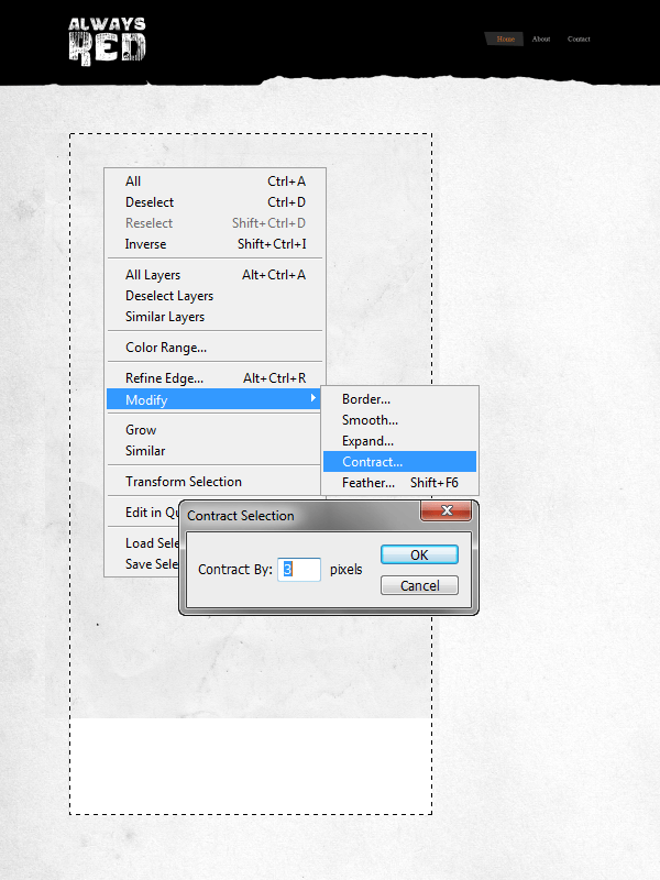 Create a Minimalist Blog Layout in Photoshop - Photoshop Tutorials