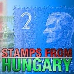 Stamps from Hungary Photoshop Brushes