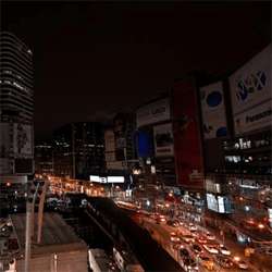 Before and During Pictures of Earth Hour 2010