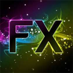 Abstract FX Text Effect