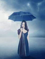 Let Me Sink - Emotional Rainy Scene Photo Manipulation