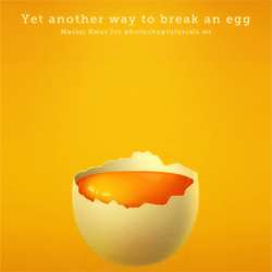 Create an Amazing Broken Egg and Yolk Drawing in Photoshop