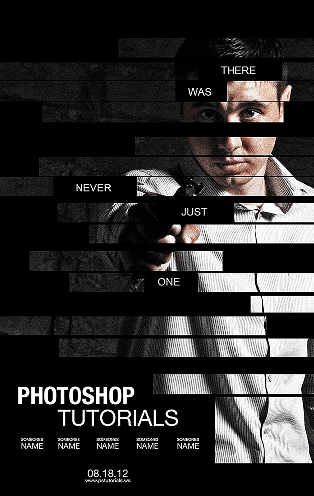 movie poster effect photoshop