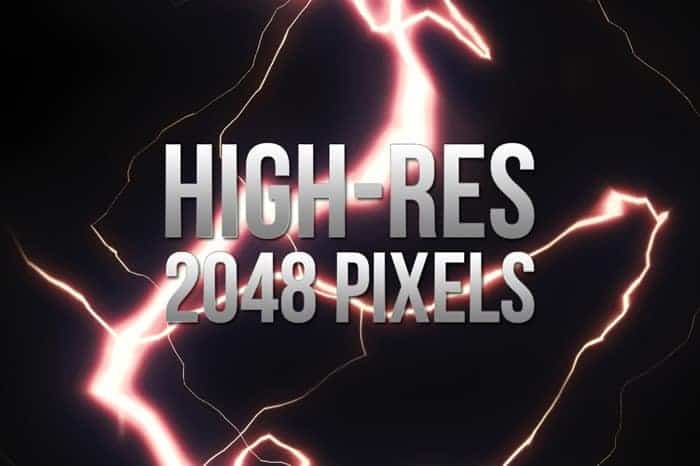 High-res 2048 pixels