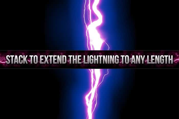 Stack to extend the lightning to any length