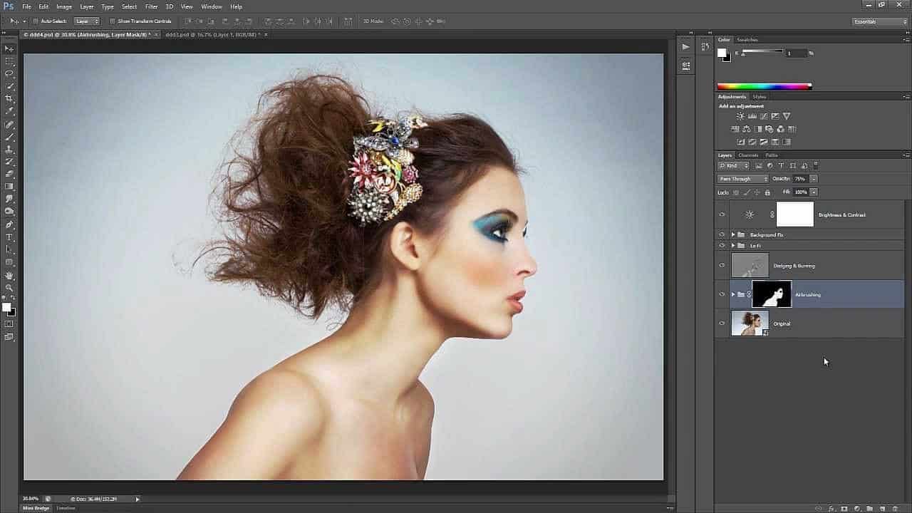 How To Retouch And Airbrush Skin In Photoshop - Photoshop Tutorials