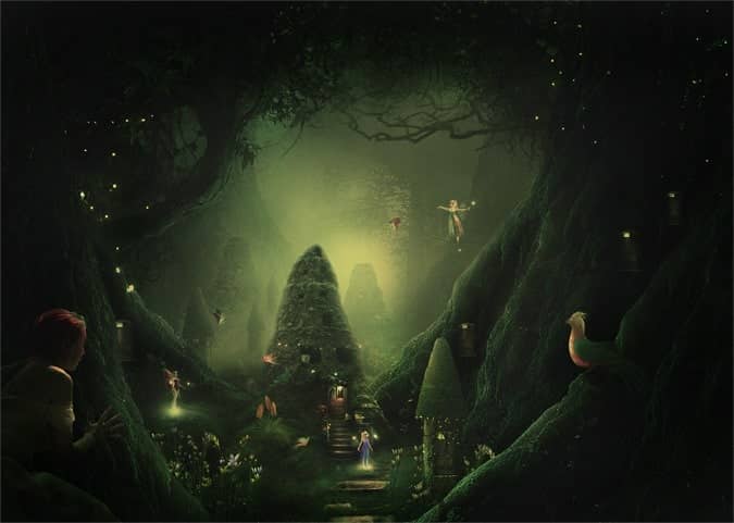 How to Create a Night Jungle Scenery in Photoshop