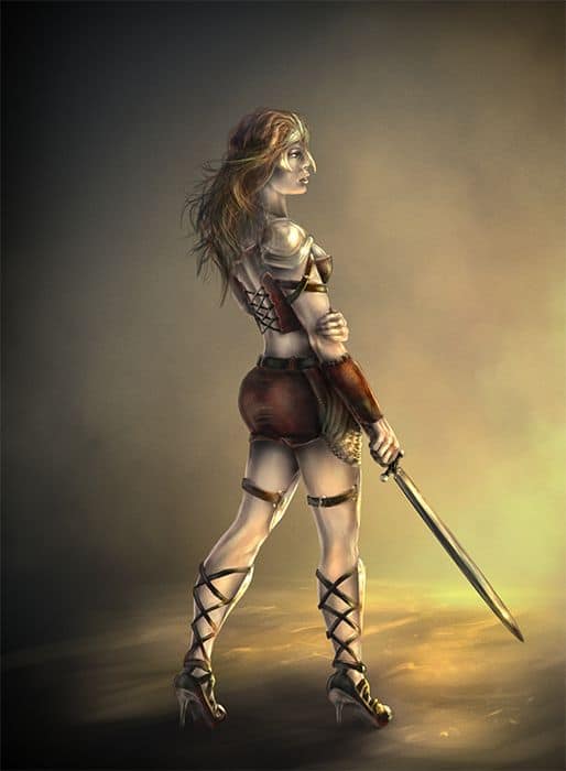 Create a Fantasy Warrior Painting From Scratch