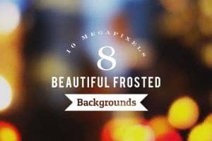 Freebie: 8 Beautiful & High-res Frosted Backgrounds