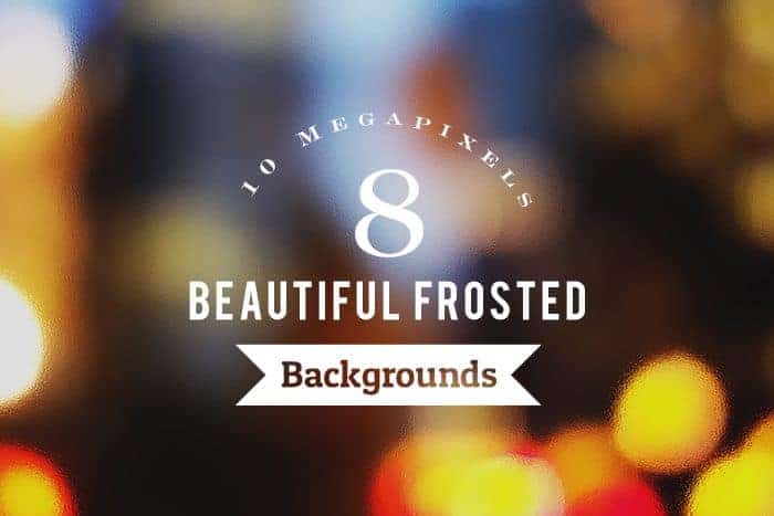 Freebie: 8 Beautiful & High-res Frosted Backgrounds