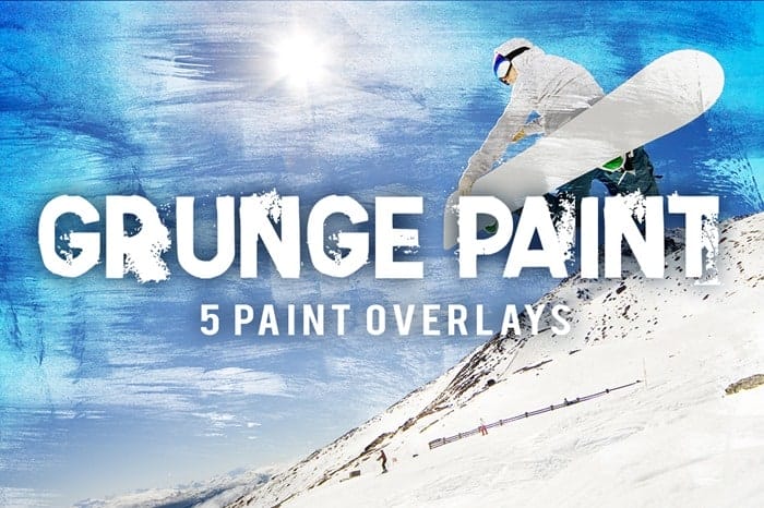 Freebie: 5 Grungy Paint Overlay Textures