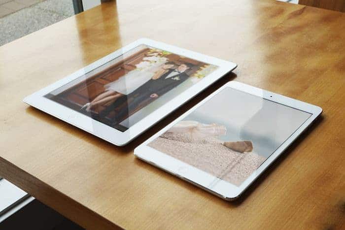 iPad Retina and iPad Mini Before