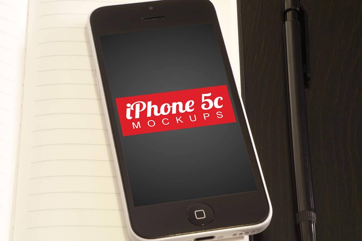Free Download: Four iPhone 5c PSD Mockups