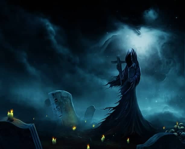 Create an Eerie Photoshop Manipulation of a Dark Queen in a Cemetery