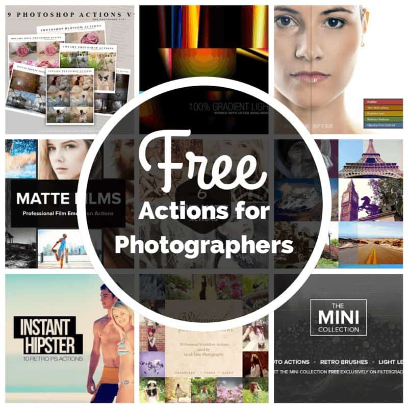 10+ Free Photoshop Actions for Photographers