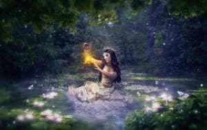 Create a Night Fairy Tale of a Mysterious Girl in Photoshop