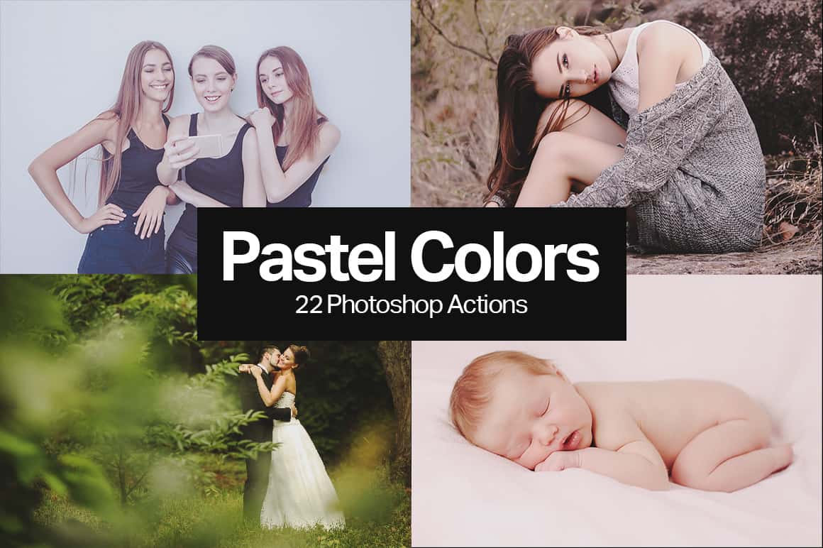 Freebie: 5 Pastel Color Photoshop Actions