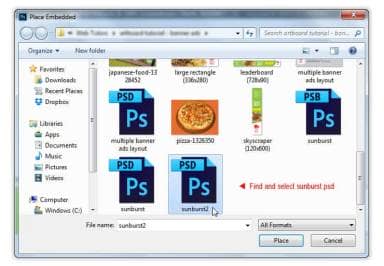 Creating Multiple Banner Ads Layout Using Artboard in Photoshop CC 2015 ...