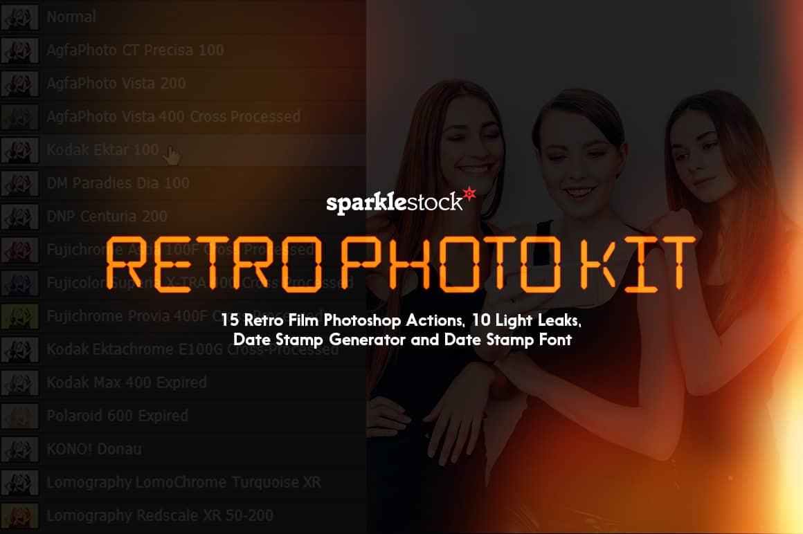 Retro Photo Kit Turns Your Digital Photos into Film Style Scans