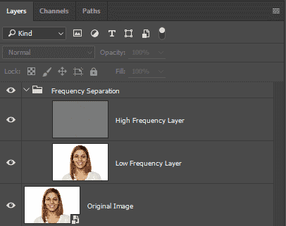 Frequency Separation Layers