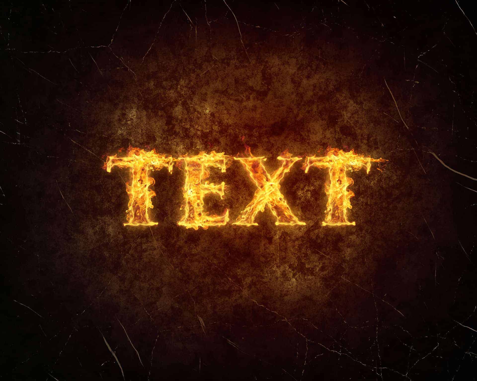 Create a Simple Fiery Text Effect in Photoshop | Photoshop Tutorials