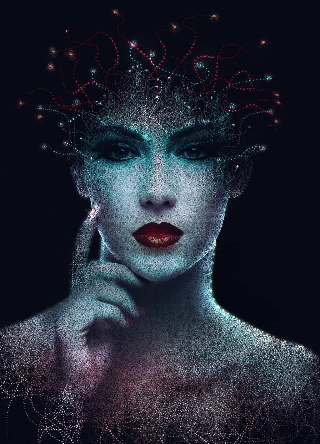 Create An Abstract Portrait In Photoshop Photoshop Tutorials   Face 