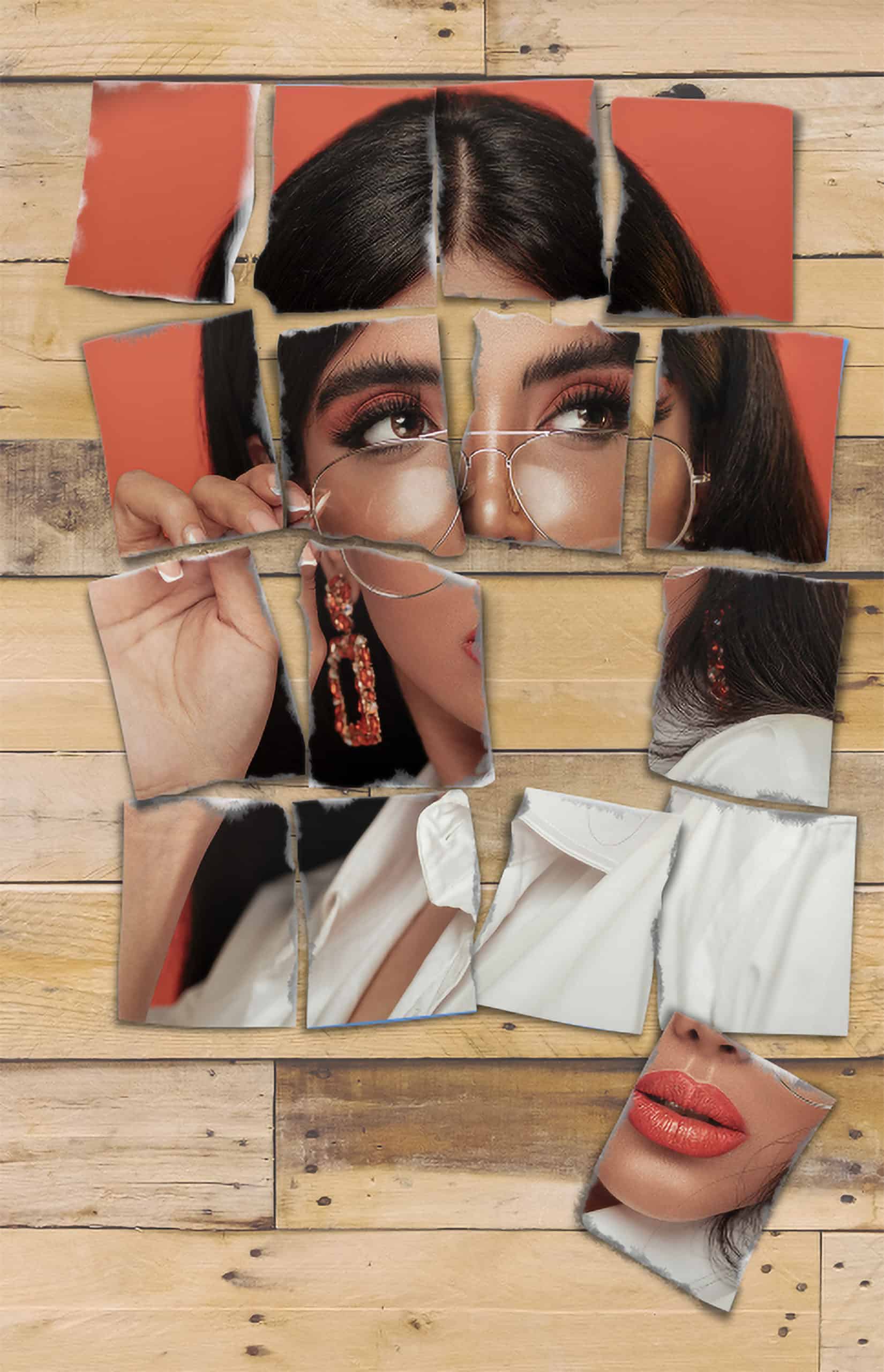 Making Photoshop Mockup of A Torn Photo