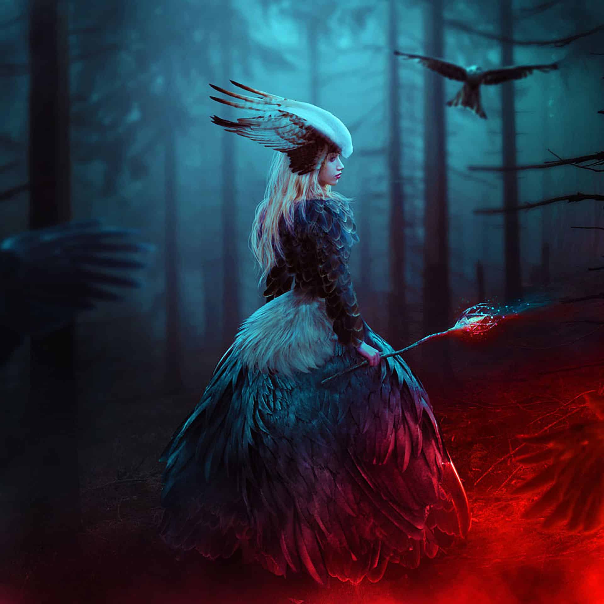 How to Create a Queen of Bird Photo Manipulation in Photoshop