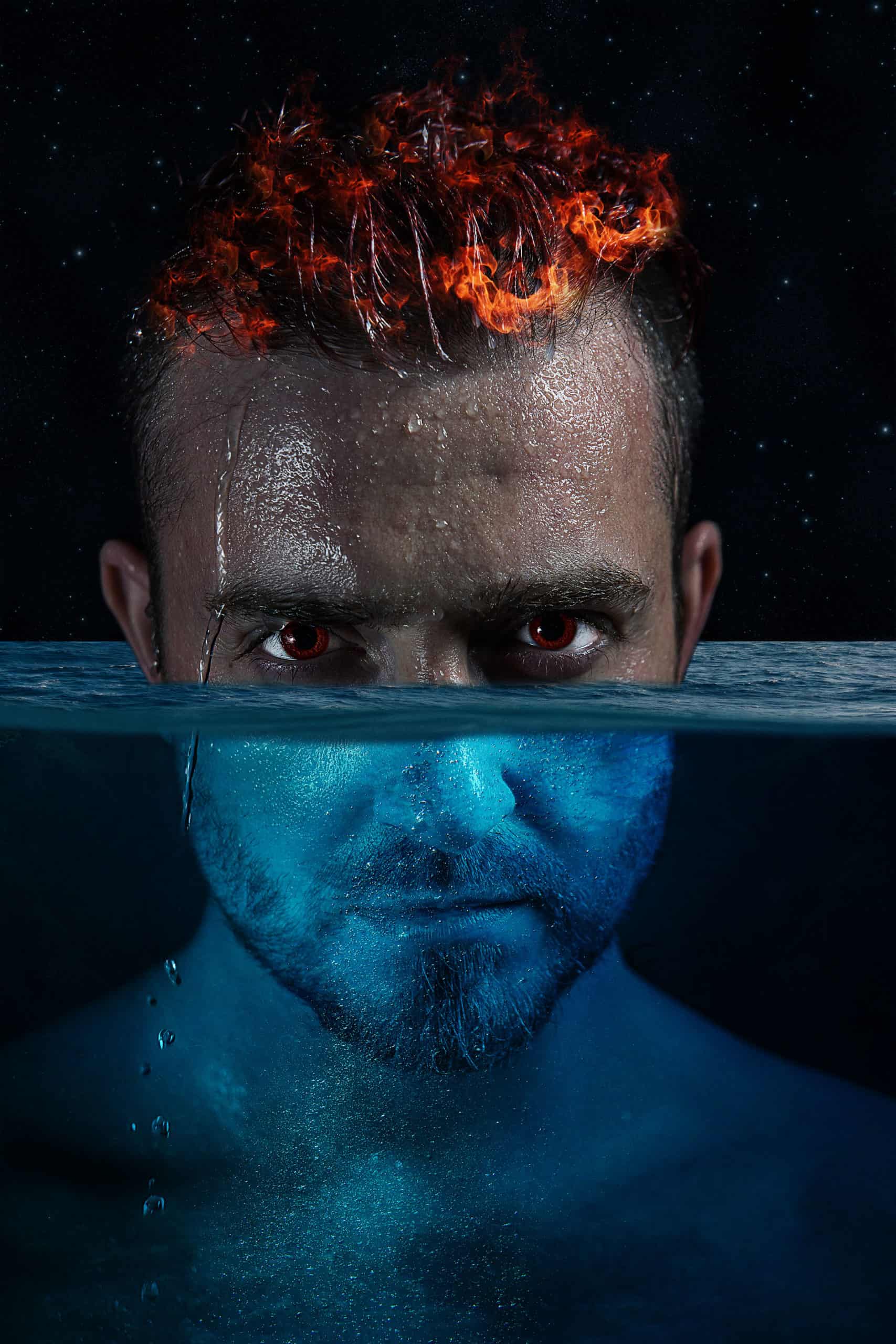 How to Create a Water & Fire Portrait Photo Manipulation in Photoshop