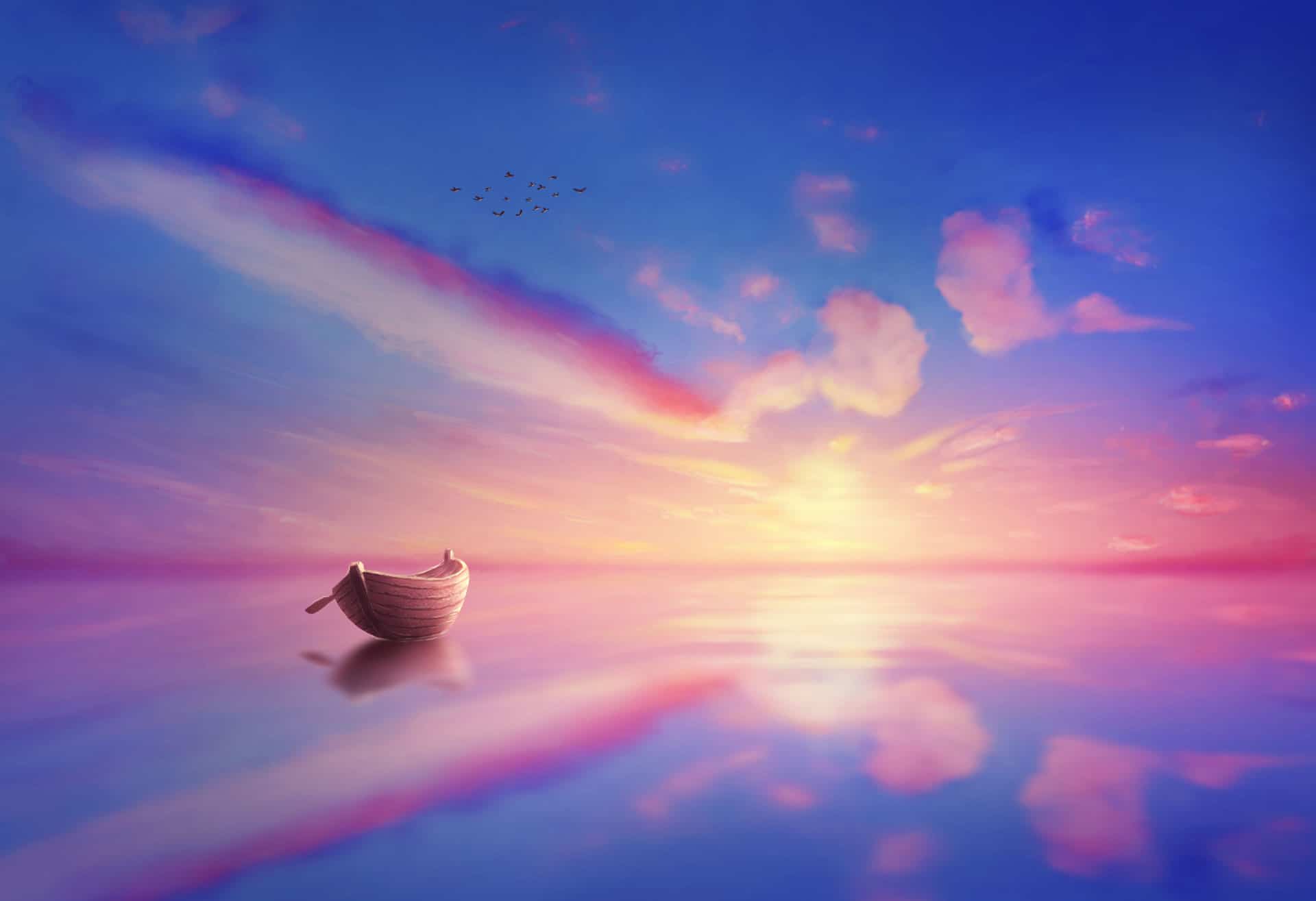 How to Paint a Sunset Scene with Adobe Photoshop