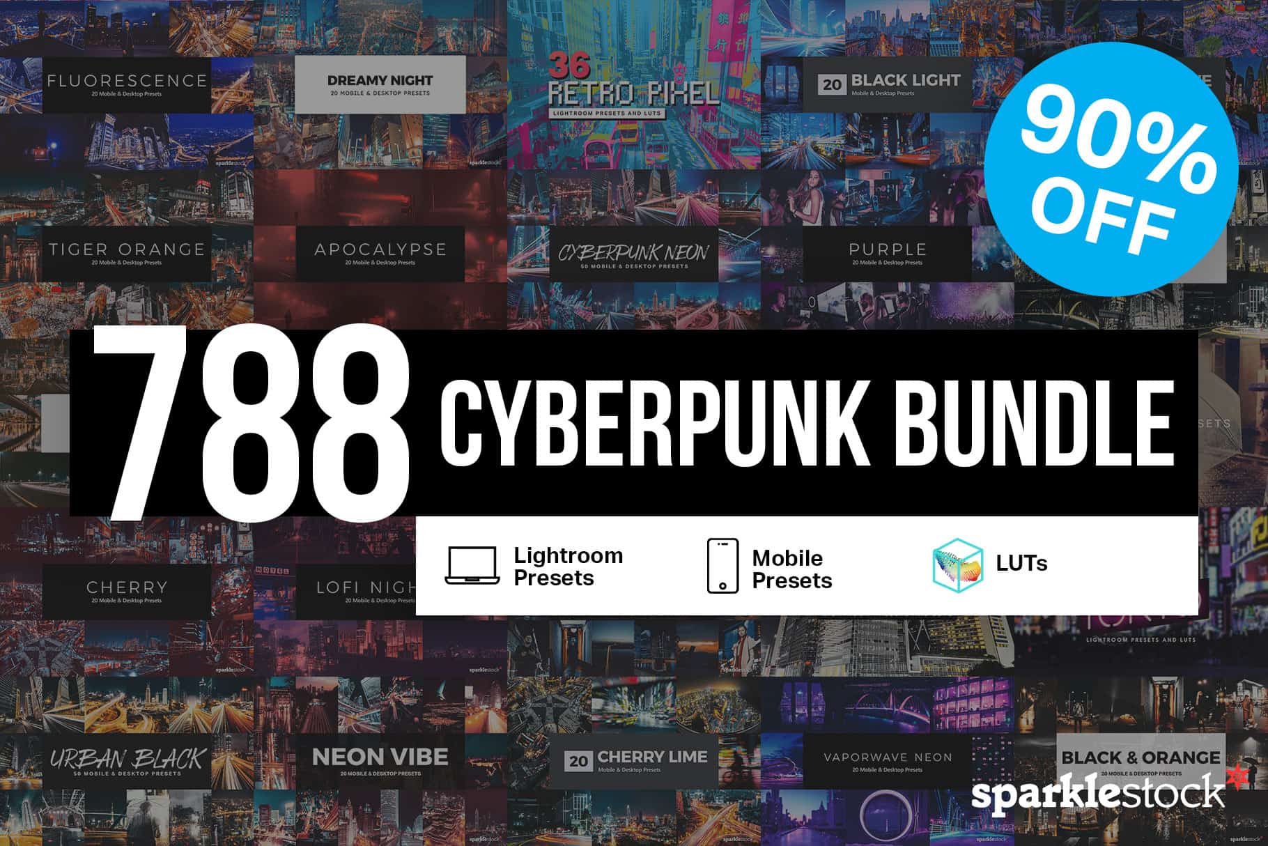 90% Off Cyberpunk Preset Bundle