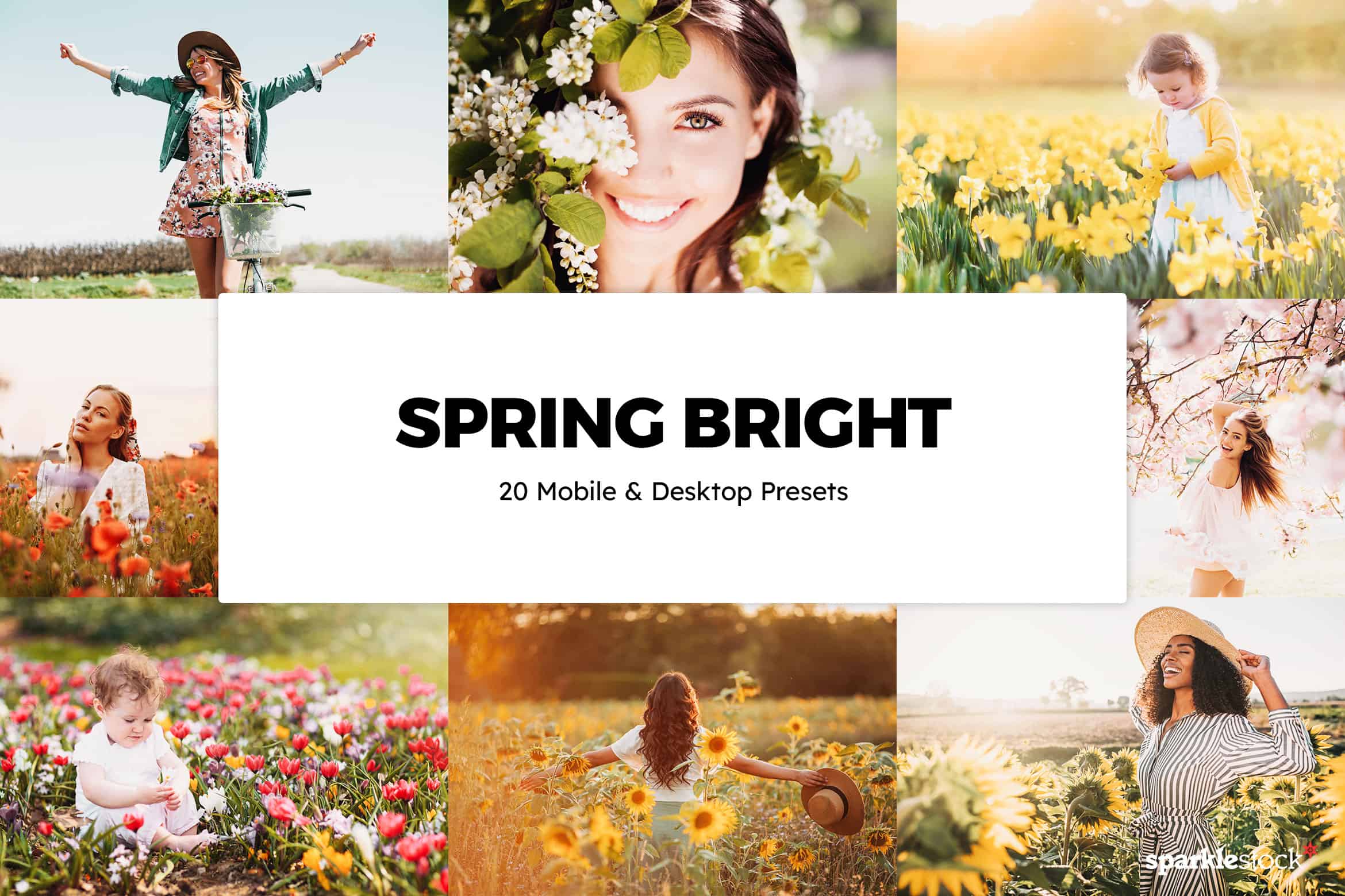 8 Free Spring Bright Lightroom Presets and LUTs