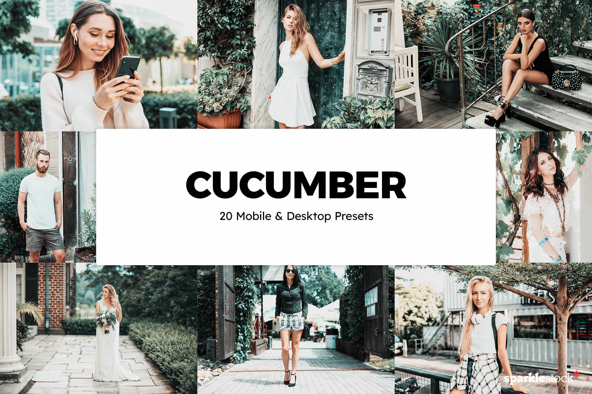 8 Free Cucumber Green Lightroom Presets and LUTs