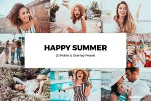 8 Free Happy Summer Lightroom Presets and LUTs