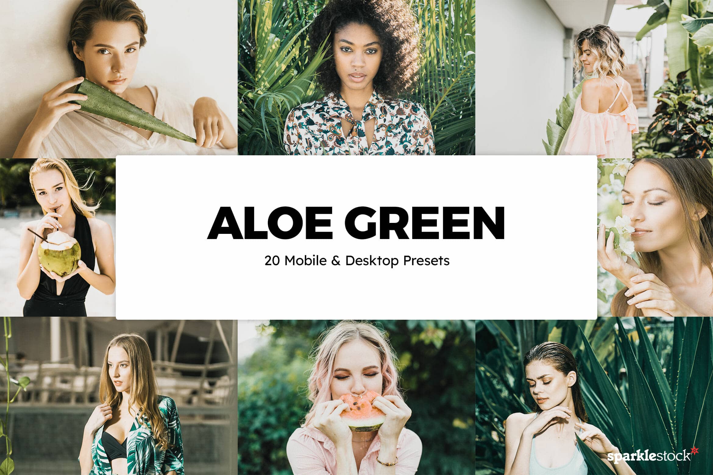 8 Free Aloe Green Lightroom Presets and LUTs