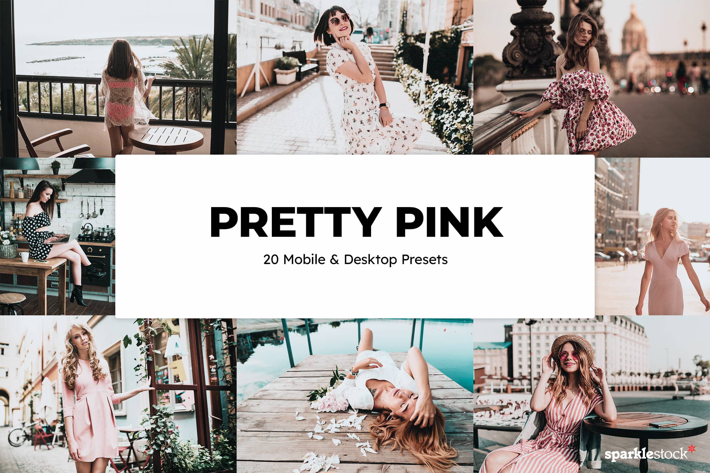 8 Free Pretty Pink Lightroom Presets and LUTs